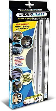 Battery Operated Light Bars Motion Sensor Activated Accent Lighting LED Strips for Cabinets Stairs Doorways