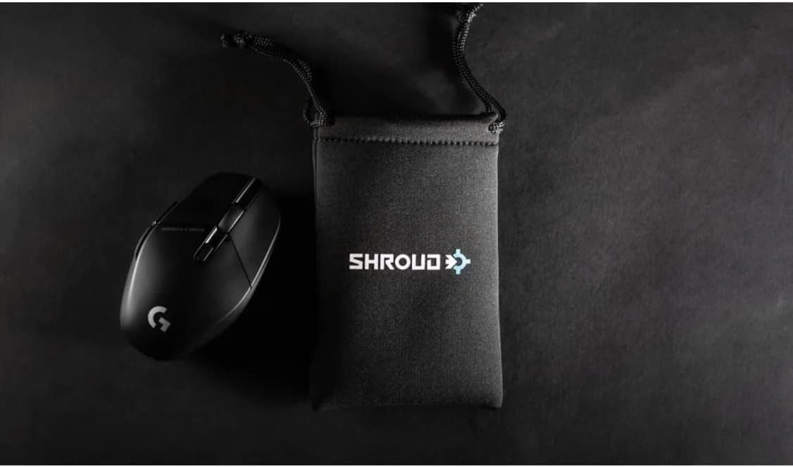 Logitech G303 Shroud Edition Wireless Gaming Mouse - LIGHTSPEED- HERO 25K - 25,600 DPI - 75 grams - 5-buttons – PC - Black