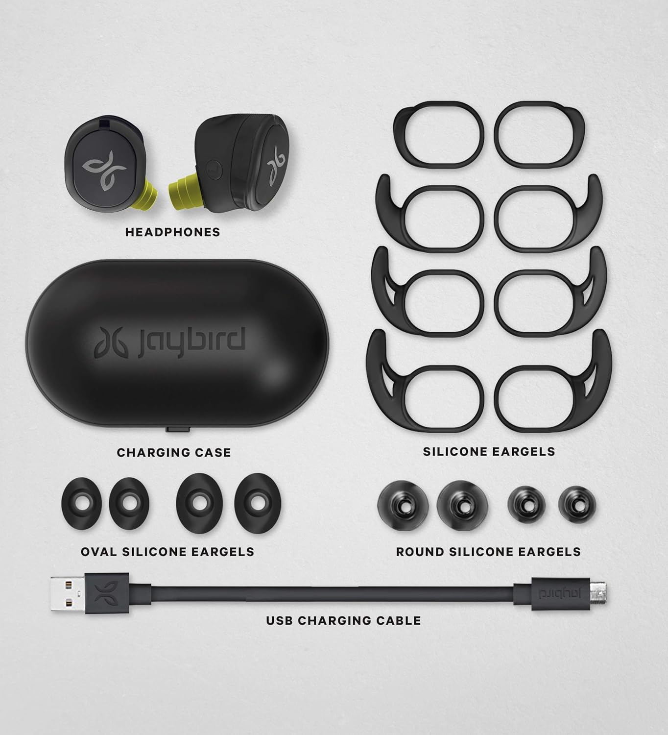 Jaybird RUN XT True Wireless Headphones (Storm Grey/Glacier)
