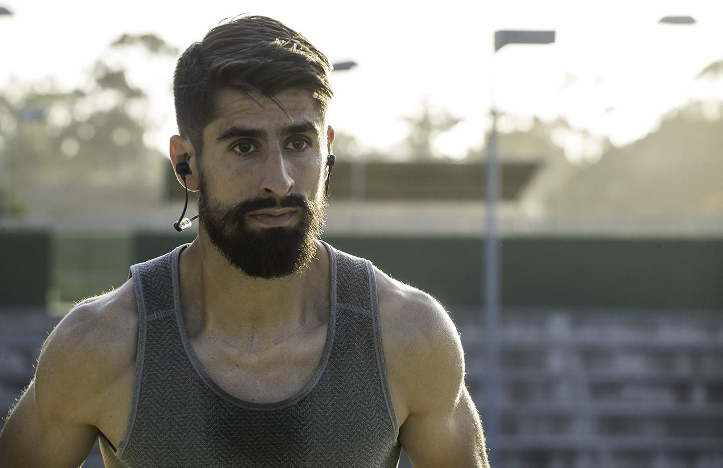 Jaybird Tarah Bluetooth Wireless Sport Headphones for Gym Training, Workouts, Fitness and Running Performance: Sweatproof and Waterproof – Black Metallic/Flash