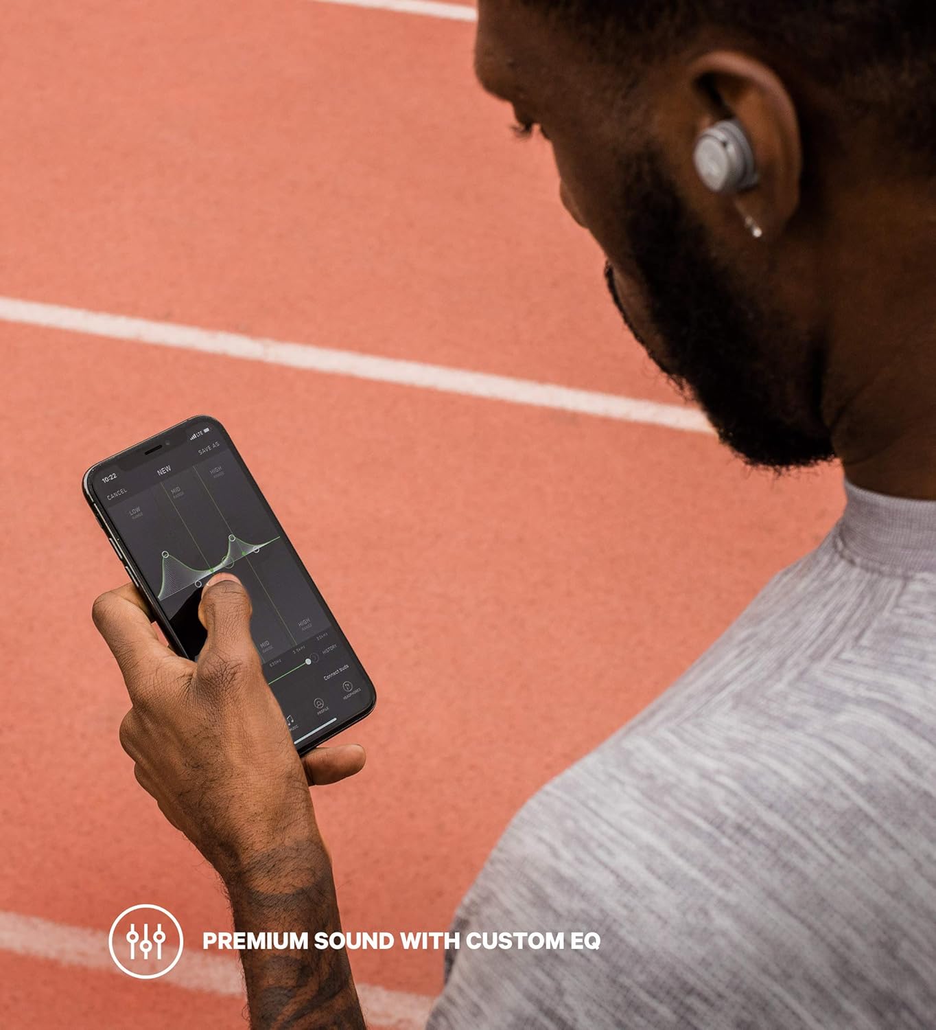 Jaybird RUN XT True Wireless Headphones (Storm Grey/Glacier)